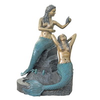 Bronze mermaid fountain CCF-001